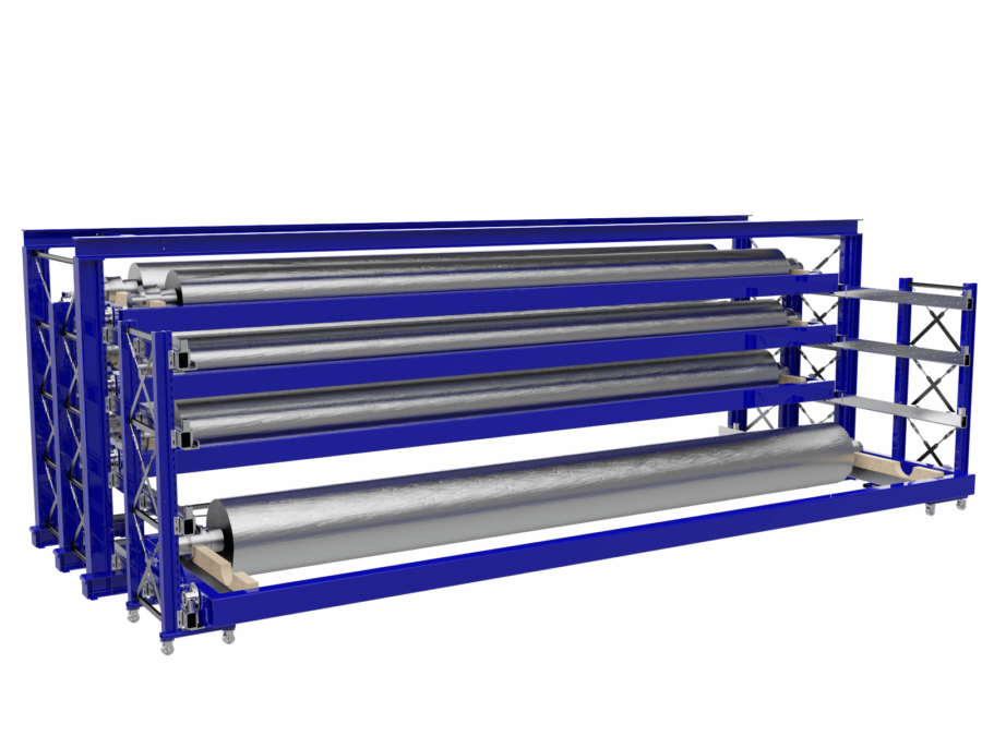 Étagère à tiroirs pour rouleaux - TwenTower