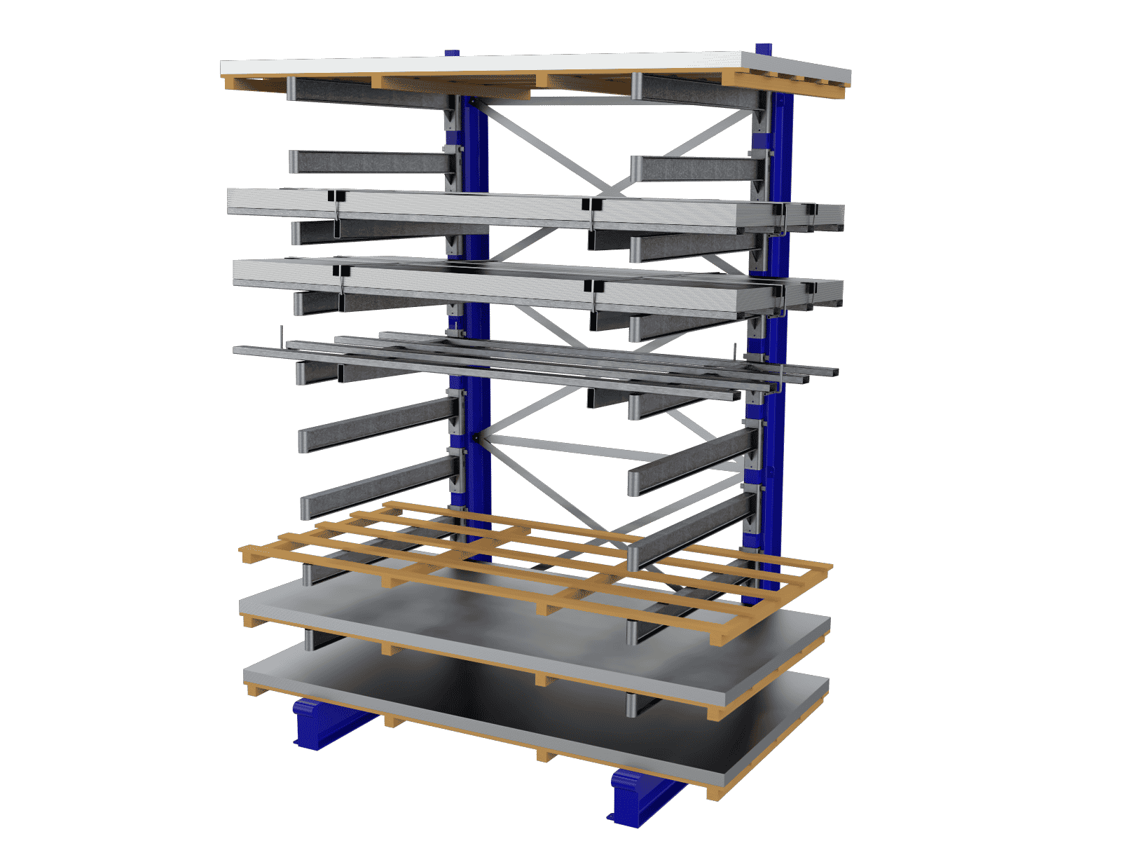 EuroTower sheet metal standard shelf