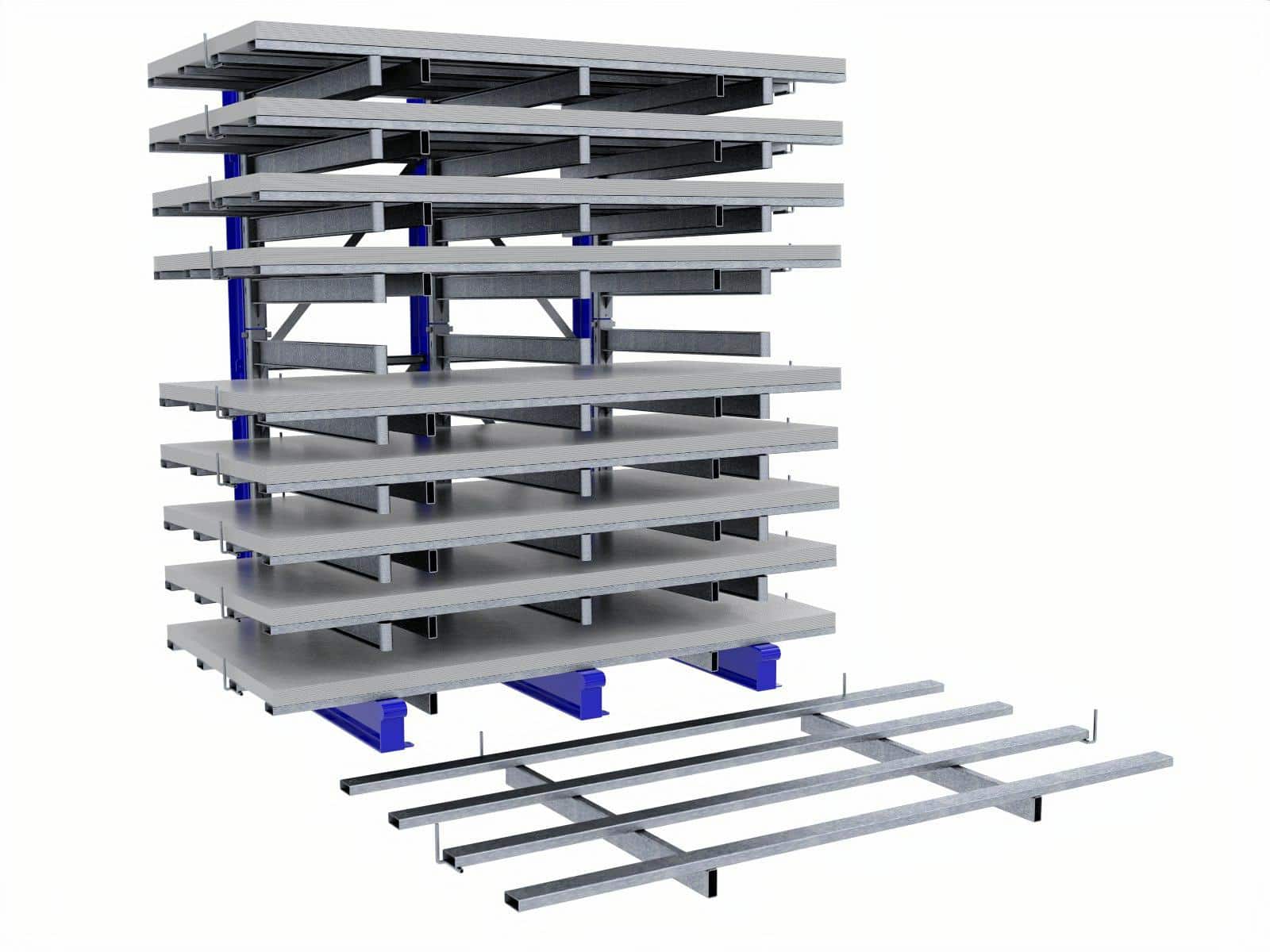 Sheet Metal Storage Rack